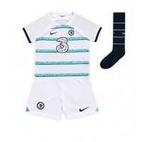 Chelsea Mateo Kovacic #8 Udebanesæt Børn 2022-23 Kortærmet (+ Korte bukser)